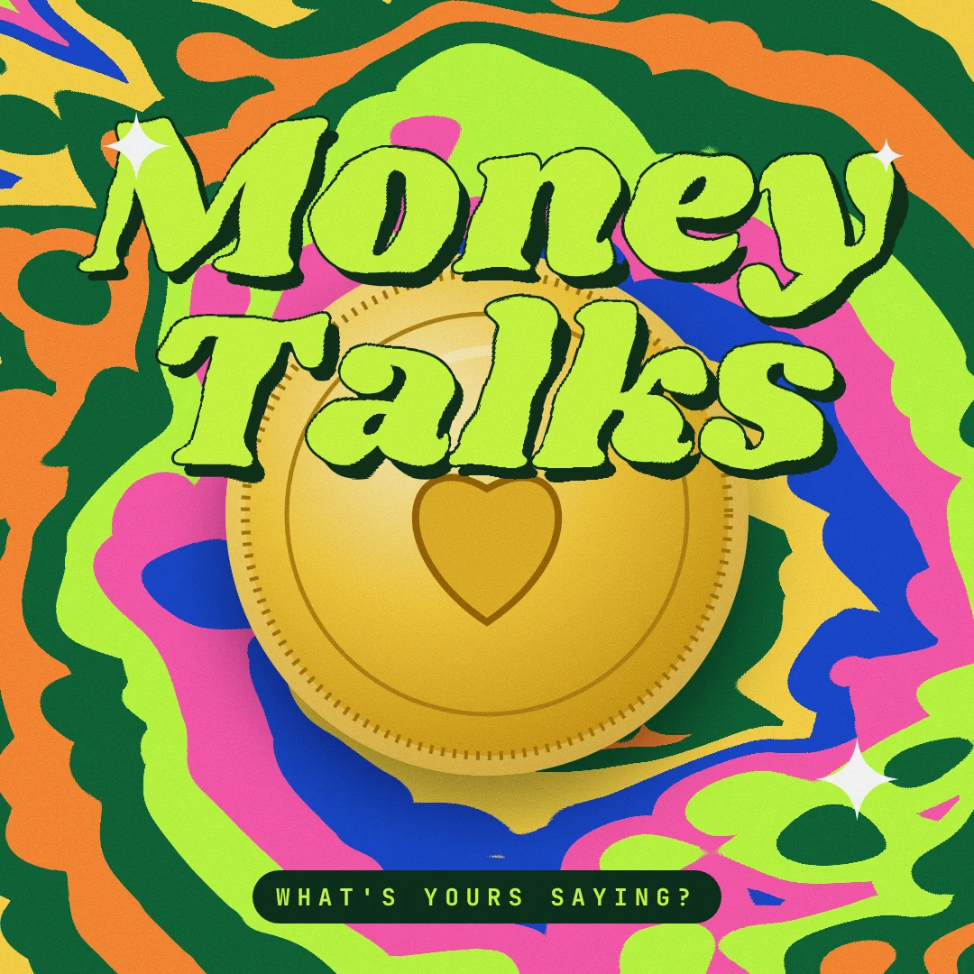 Money Talks youth sermon series artwork