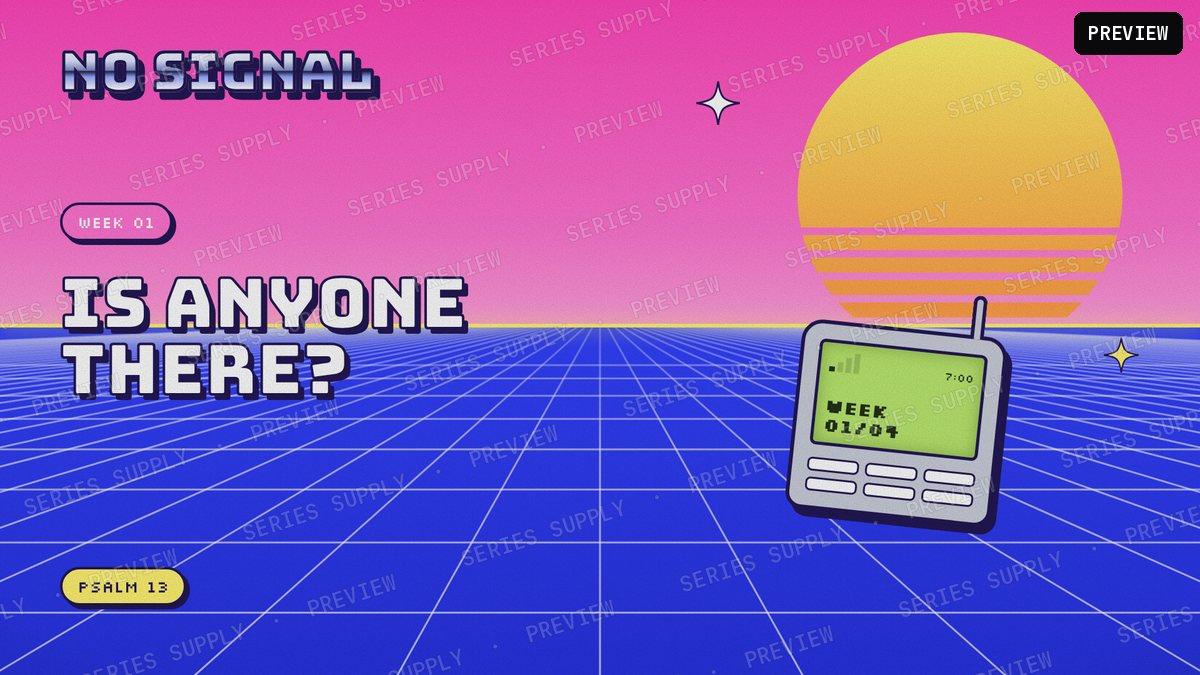 No Signal Week 1 slide