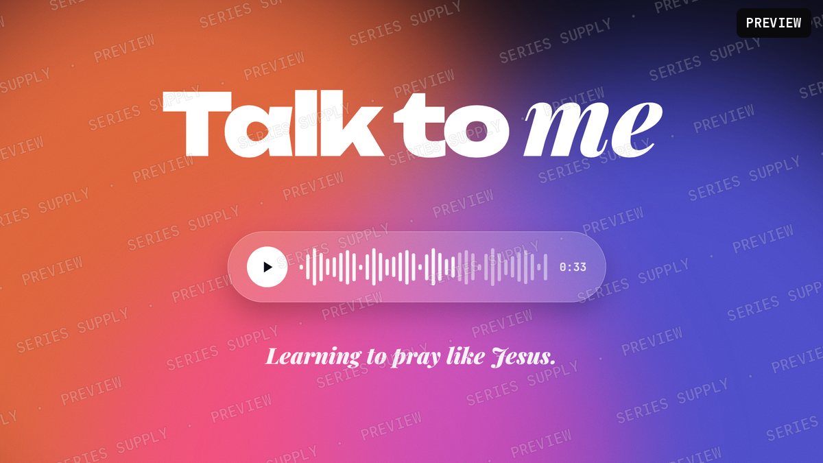 Talk to Me Series artwork