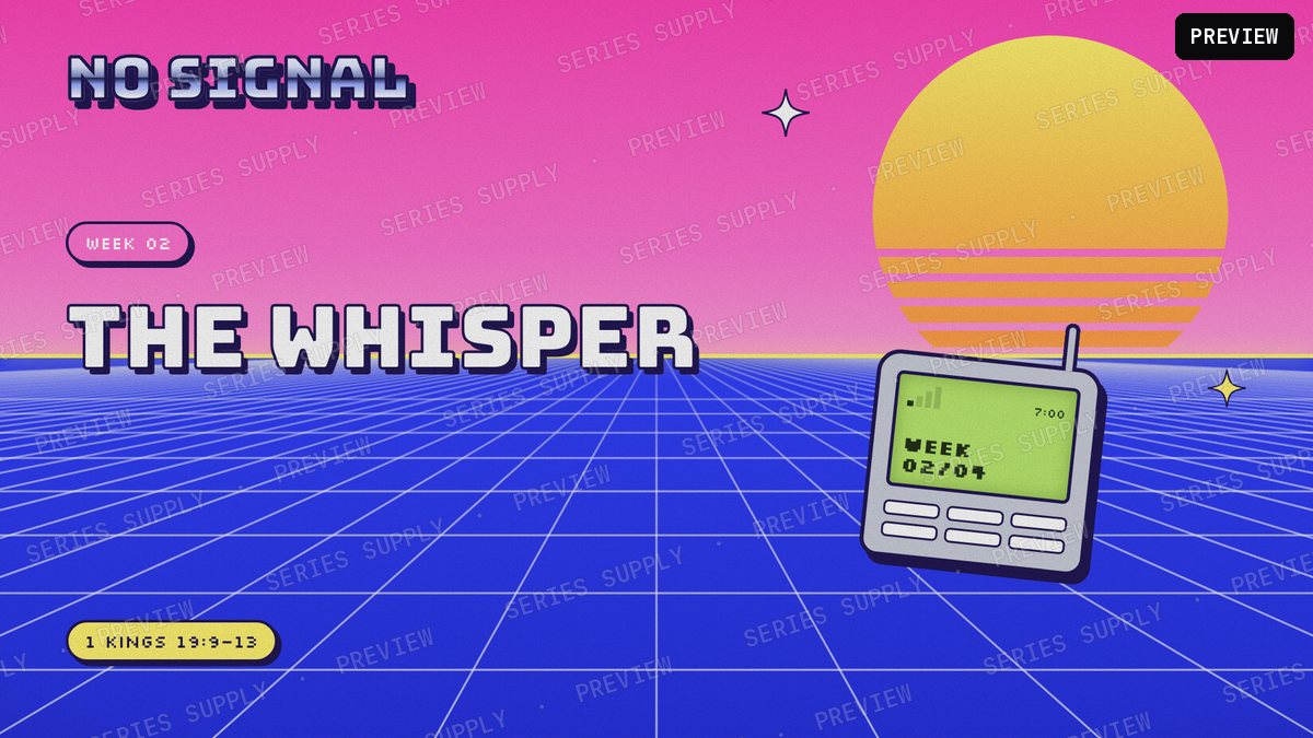 No Signal Week 2 slide