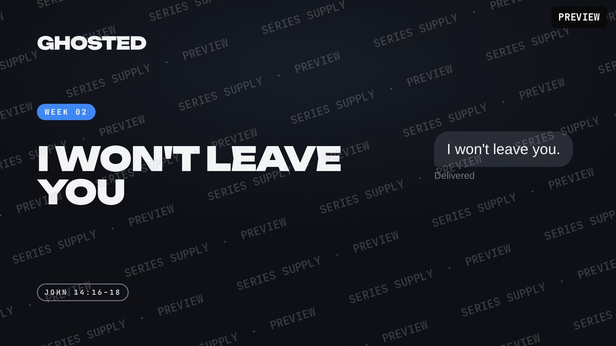 Ghosted Week 2 slide