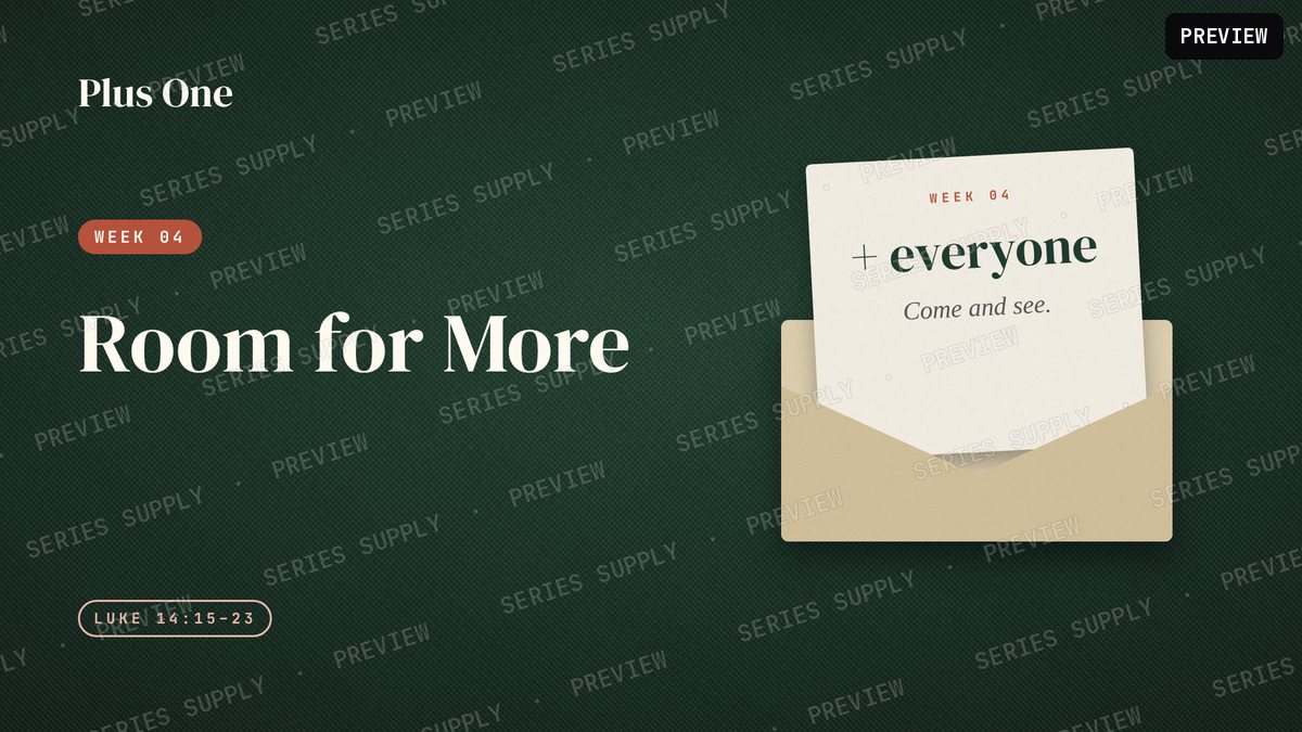 Plus One Week 4 slide
