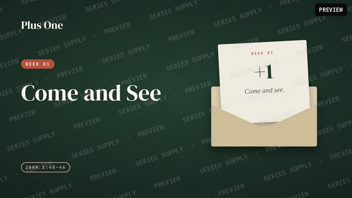 Plus One Week 1 slide