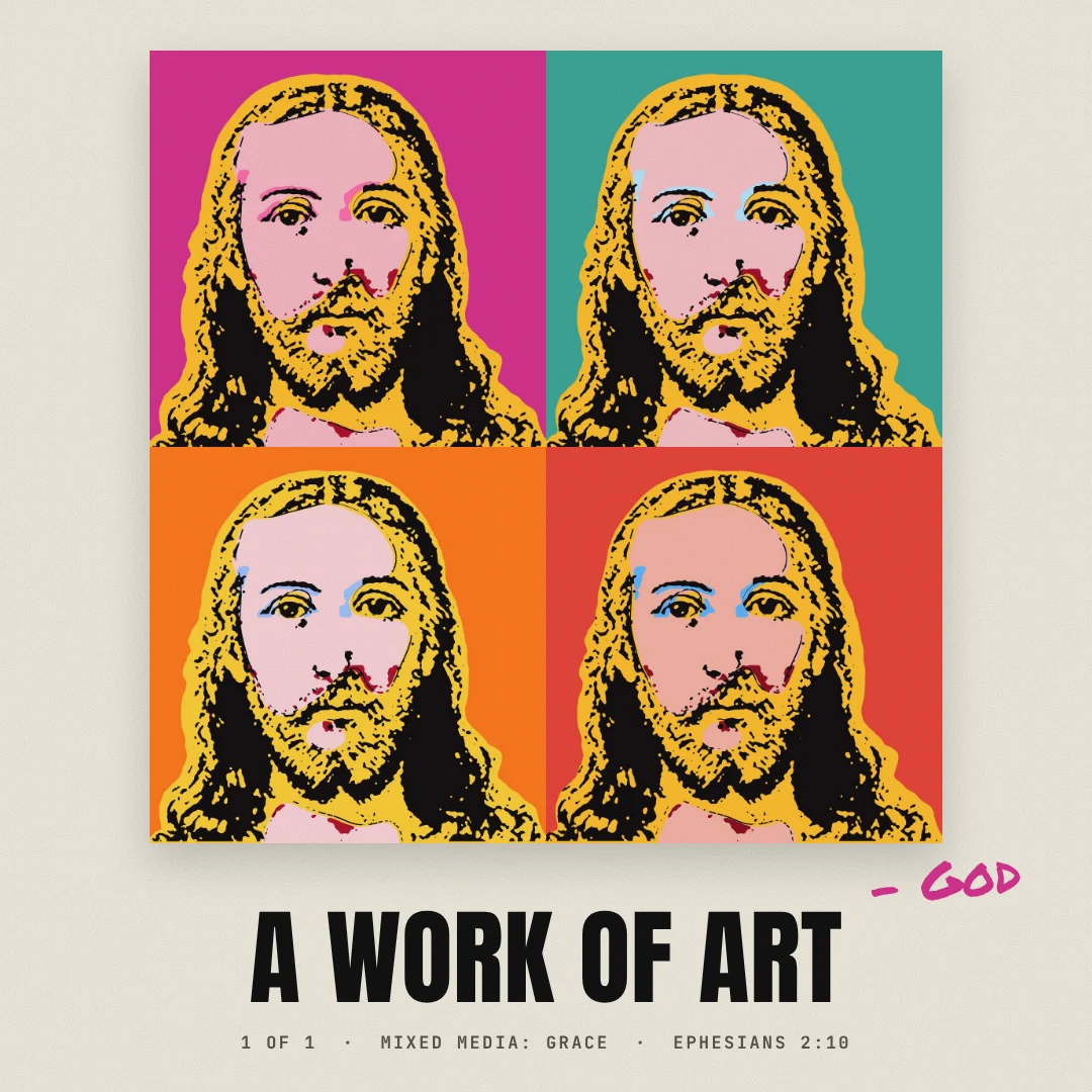 A Work of Art youth sermon series artwork