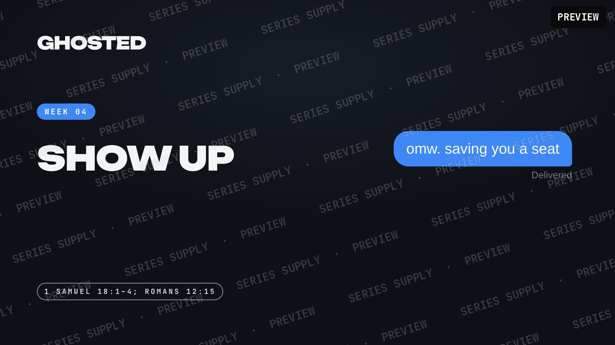 Ghosted Week 4 slide