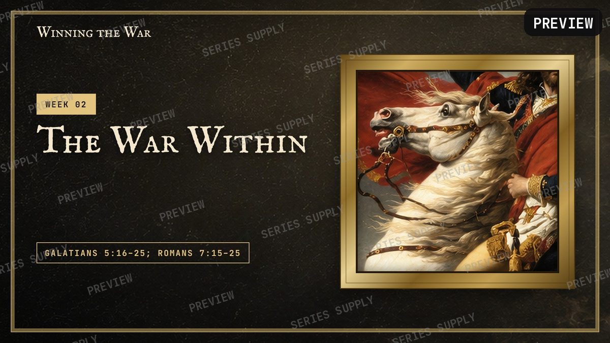 Winning the War Week 2 slide